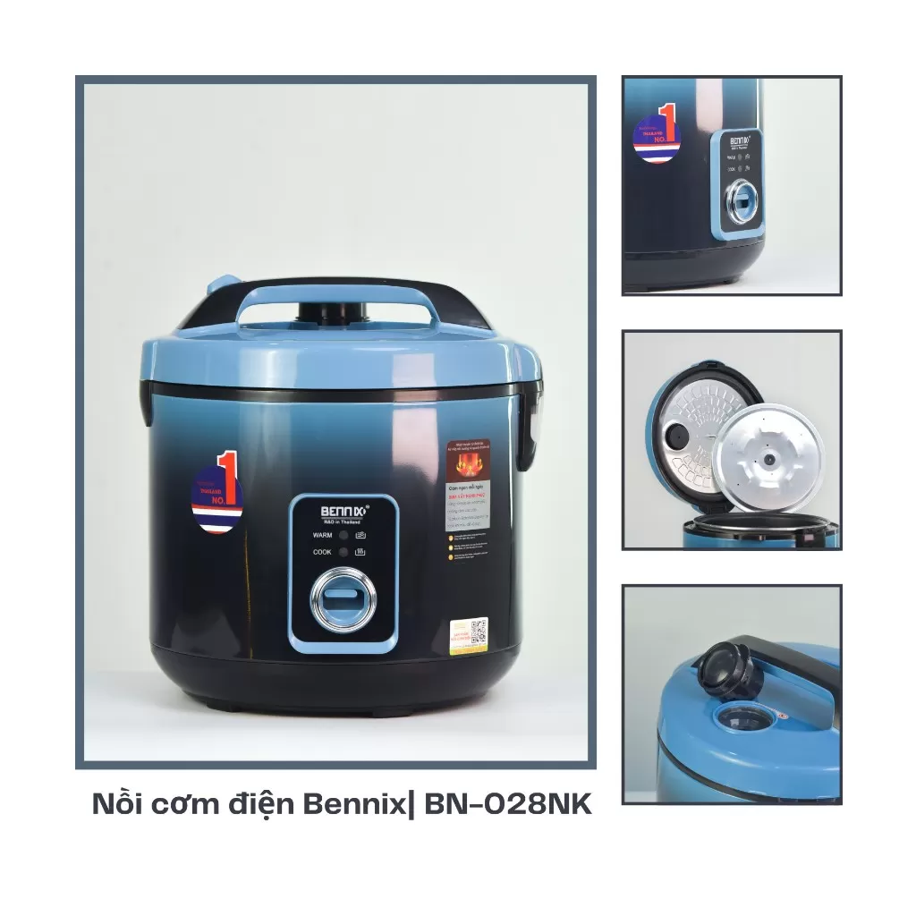 Nồi Cơm Điện Bennix BN - 28NK Dung Tích 2,8L