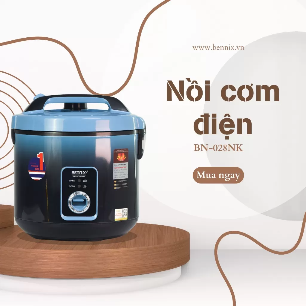 Nồi Cơm Điện Bennix BN - 28NK Dung Tích 2,8L