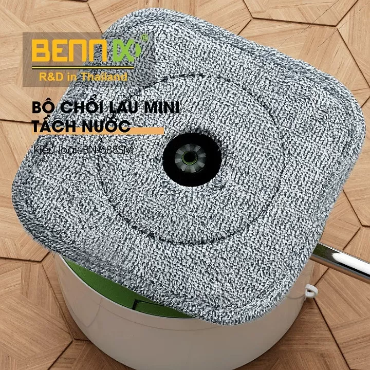 Cây lau nhà tách nước mini Bennix BN-688SM Thái lan