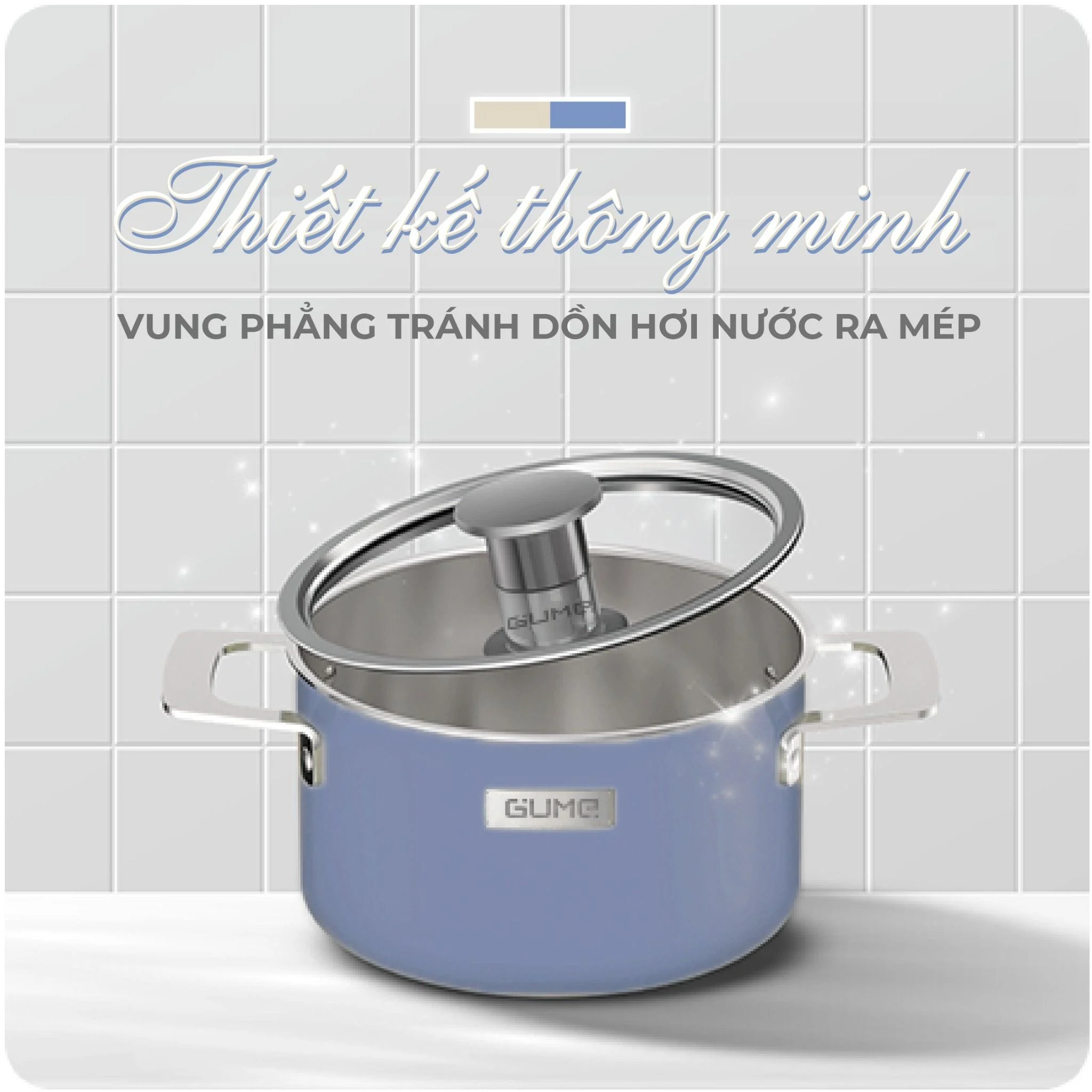 Bộ nồi Lavante 3 lớp liền khối GUME Hàn Quốc - Bảo Hành 5 năm (3 sản phẩm)