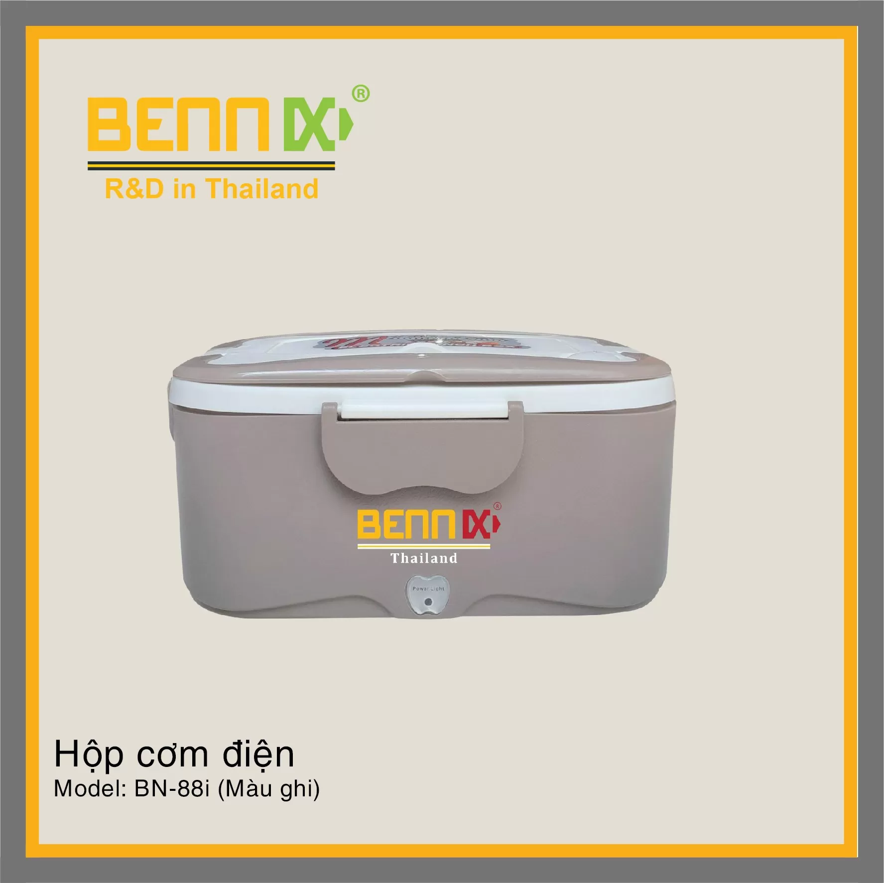 Hộp cơm cắm điện Bennix BN-88, Lòng hộp cơm inox 304