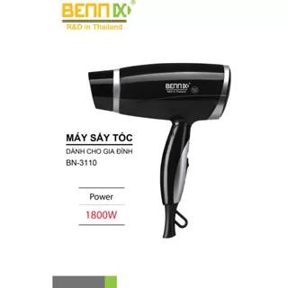 Máy sấy tóc Bennix BN-3110, công suất lớn 1800W