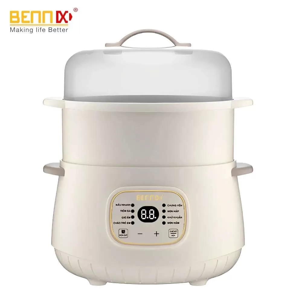 Nồi hầm chậm và hấp cách thủy Bennix – BN-10SLC