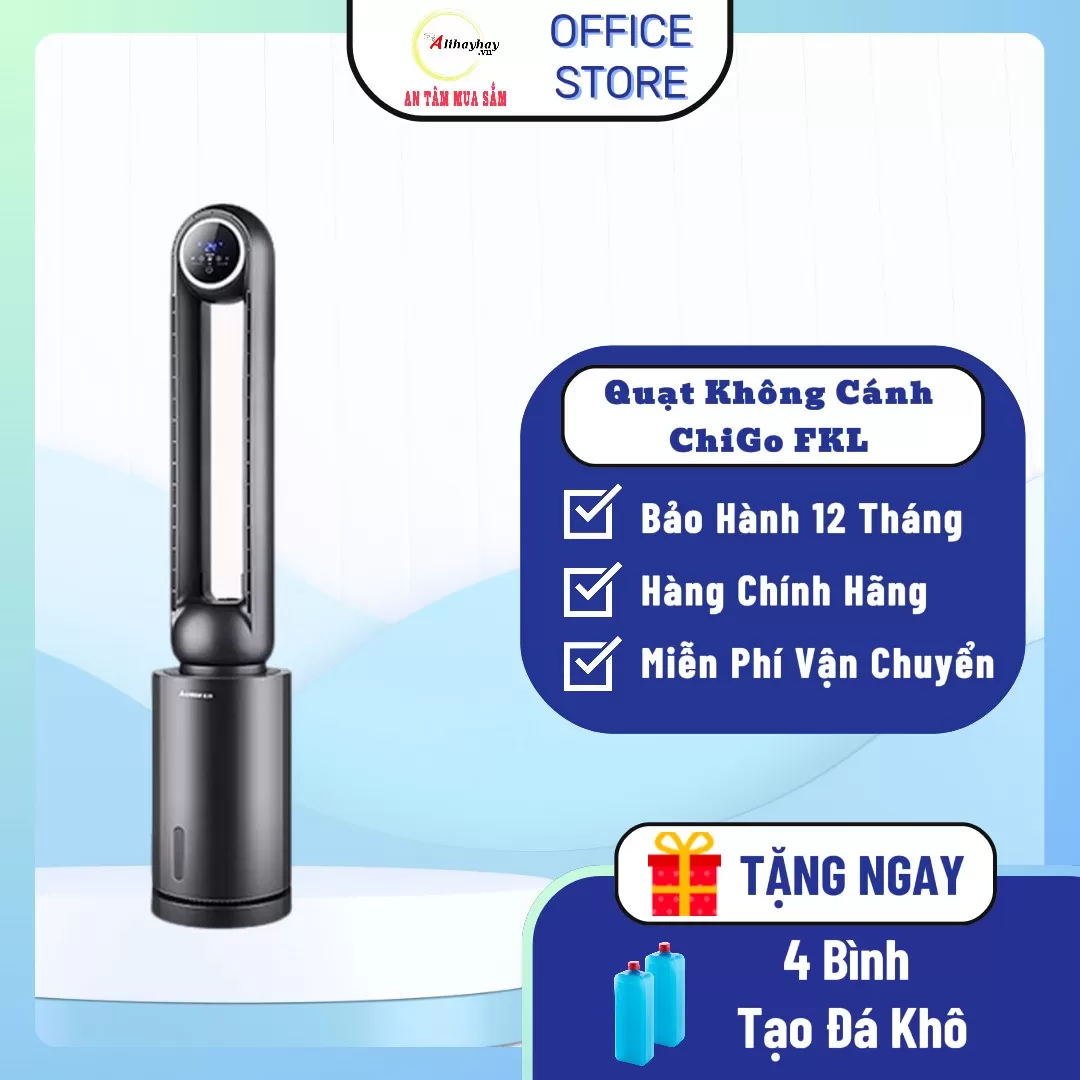 Quạt Không Cánh Lọc Không Khí Bụi Mịn 5IN1 CHIGO FKL