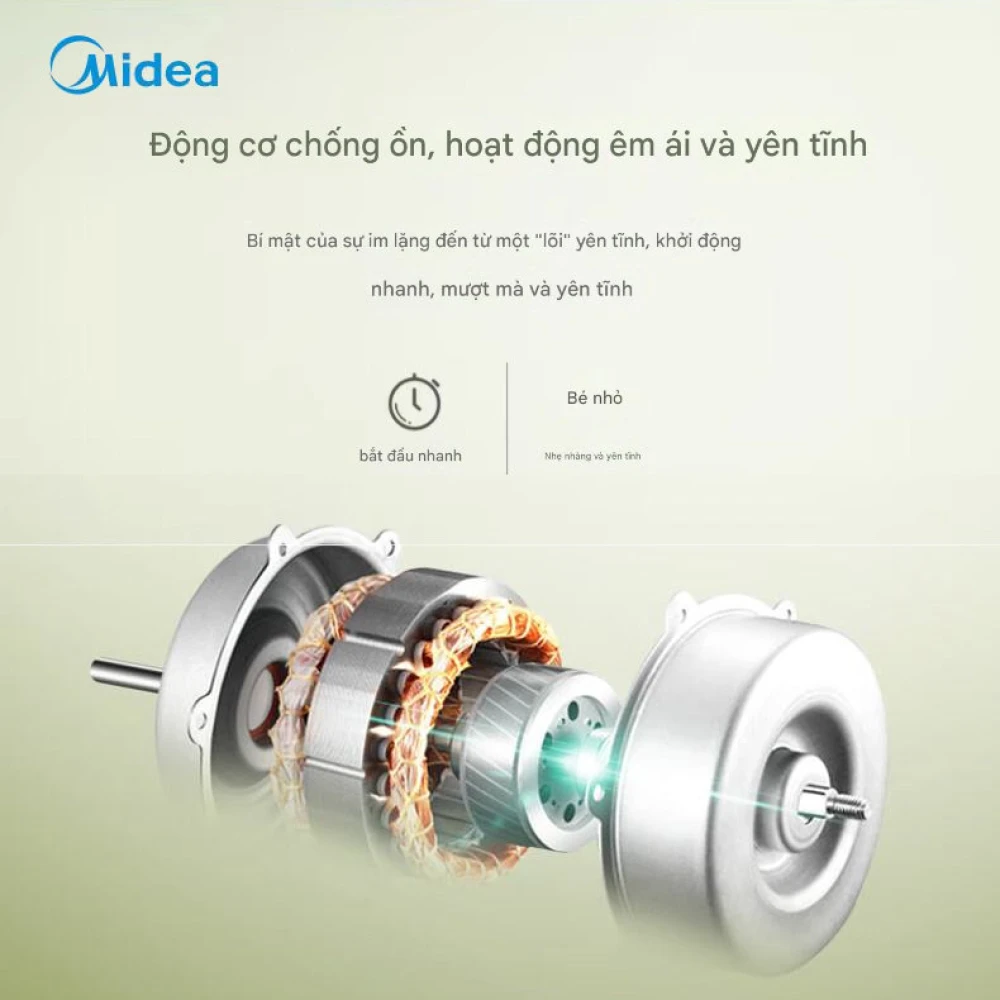 Quạt hộp tản gió Midea KYT25-22MW công suất 30W cánh 10 inch, bảo hành 12 tháng