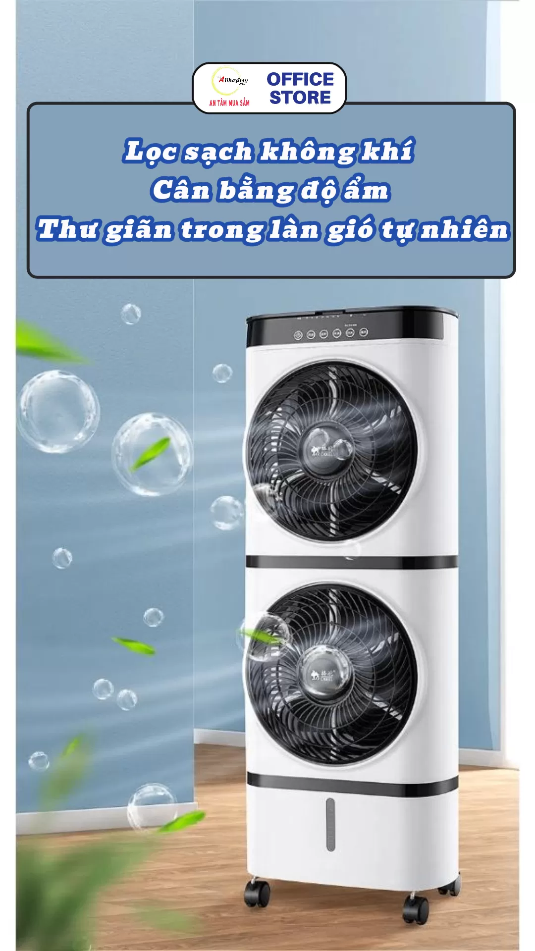QUẠT ĐIỀU HÒA 2 TẦNG TINAWES