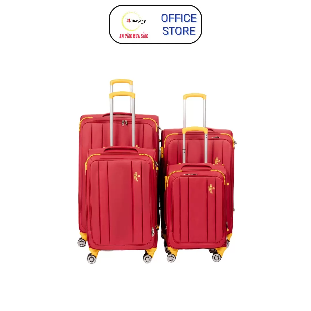 Vali vải thời trang GEMULAN LUXURY gồm có 4 size ( 20 - 24 - 28 - 32 ) ( size 32 tiêu chuẩn châu Âu siêu lớn)phù hợp với từng nhu cầu sử dùng khác nhau.