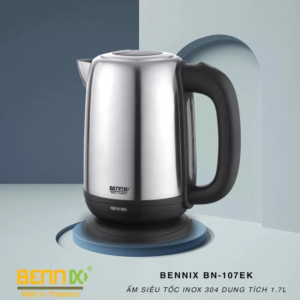 Ấm siêu tốc Bennix BN-107EK Dung tích 1.7L