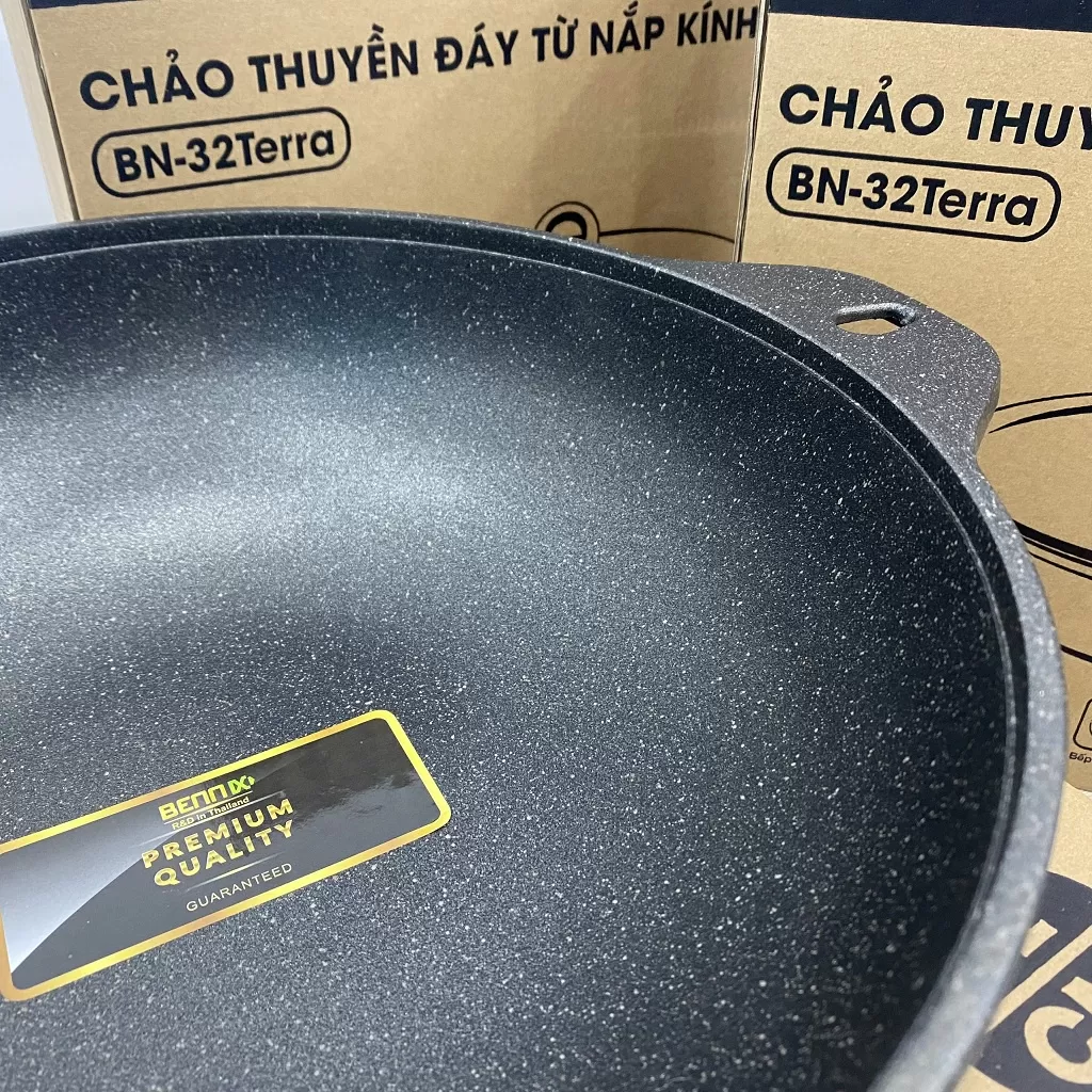 Chảo thuyền chống dính Bennix BN-32Terra