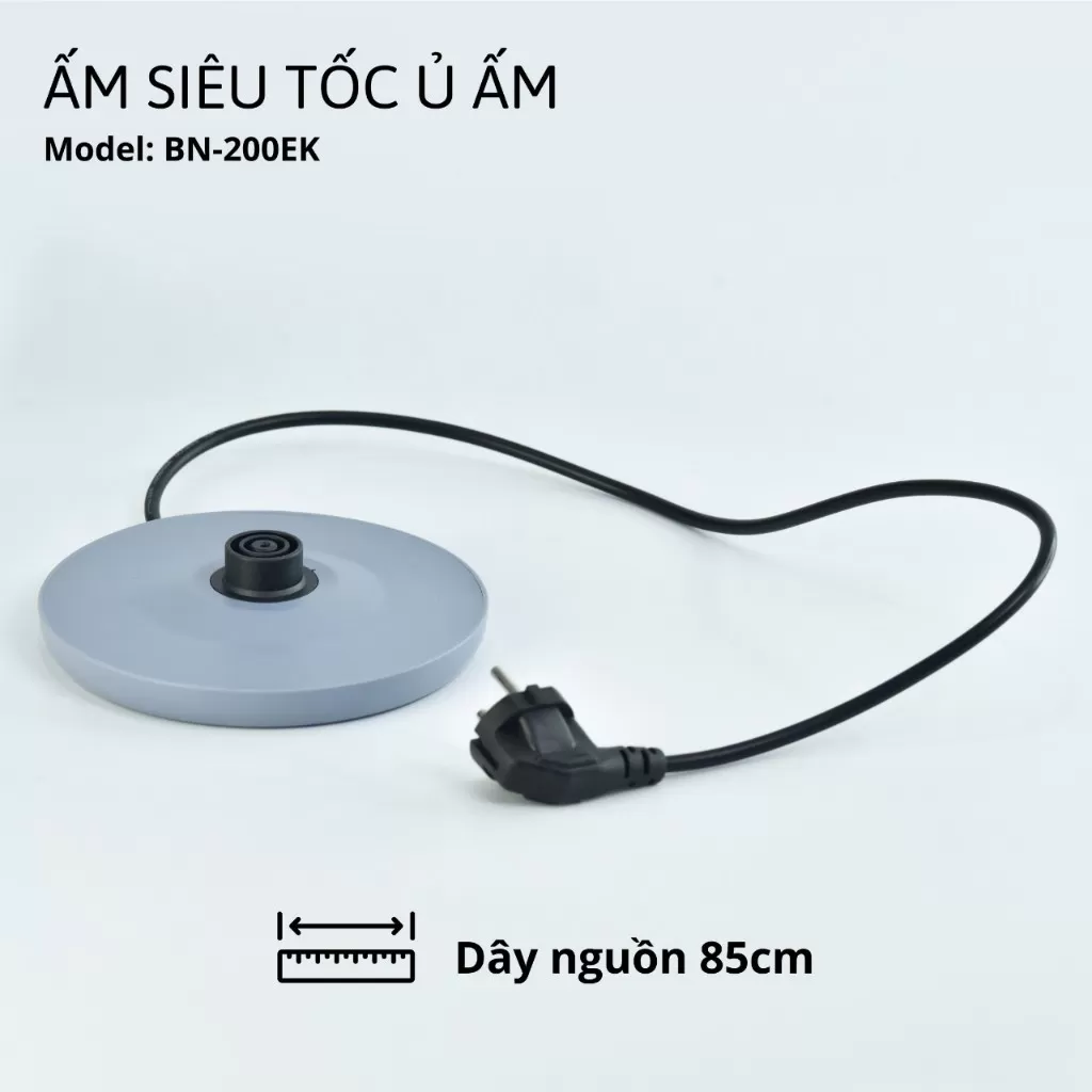 Ấm Siêu Tốc Bennix BN-200EK 2 Lít - Đun Nước Nhanh Chóng, Tiết Kiệm Thời Gian