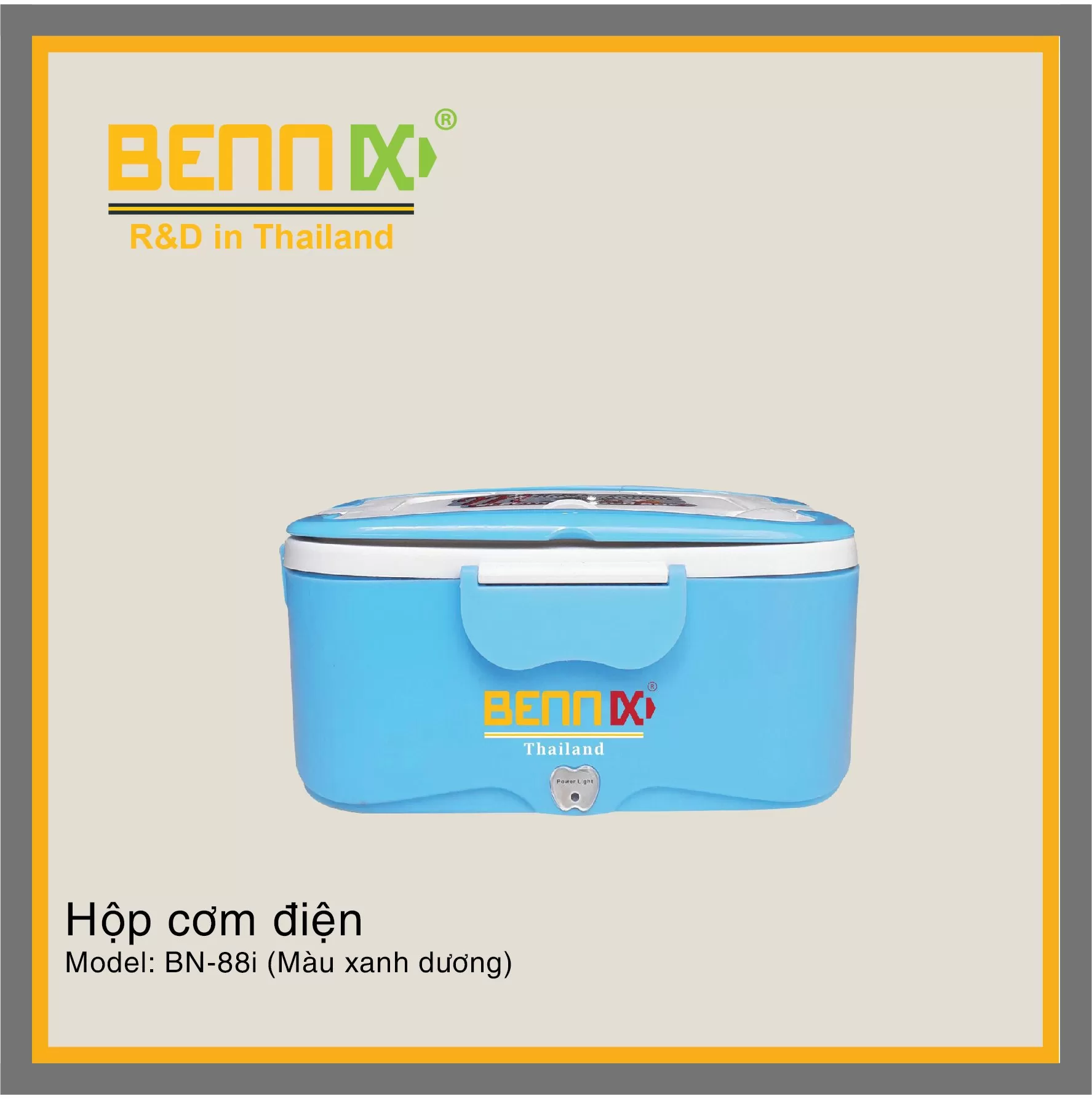 Hộp cơm cắm điện Bennix BN-88, Lòng hộp cơm inox 304