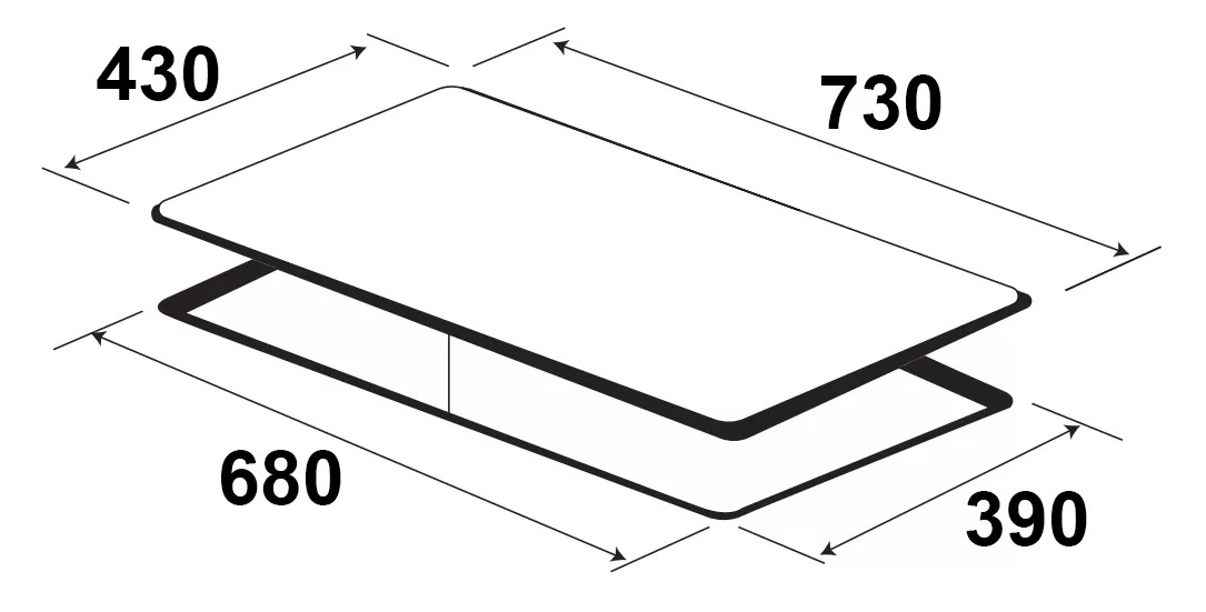 Bếp từ đôi Kaff KF-FL6008II