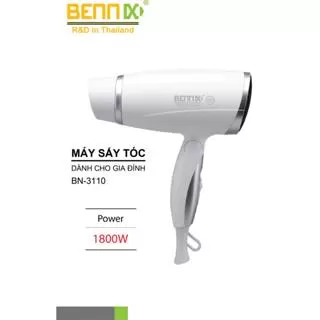 Máy sấy tóc Bennix BN-3110, công suất lớn 1800W