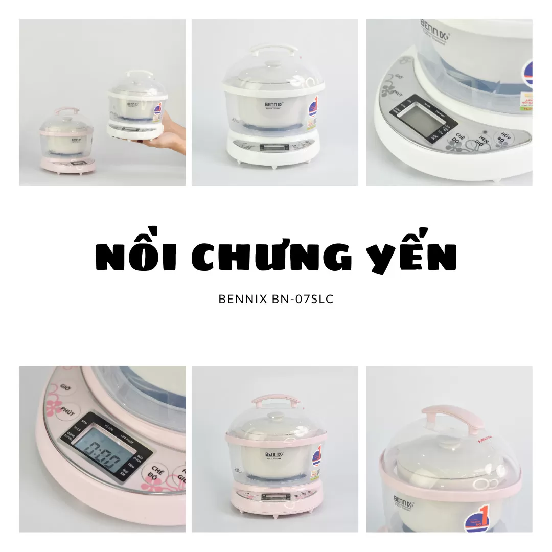 Nồi chưng yến Bennix BN-07SLC Dung tích 700ml