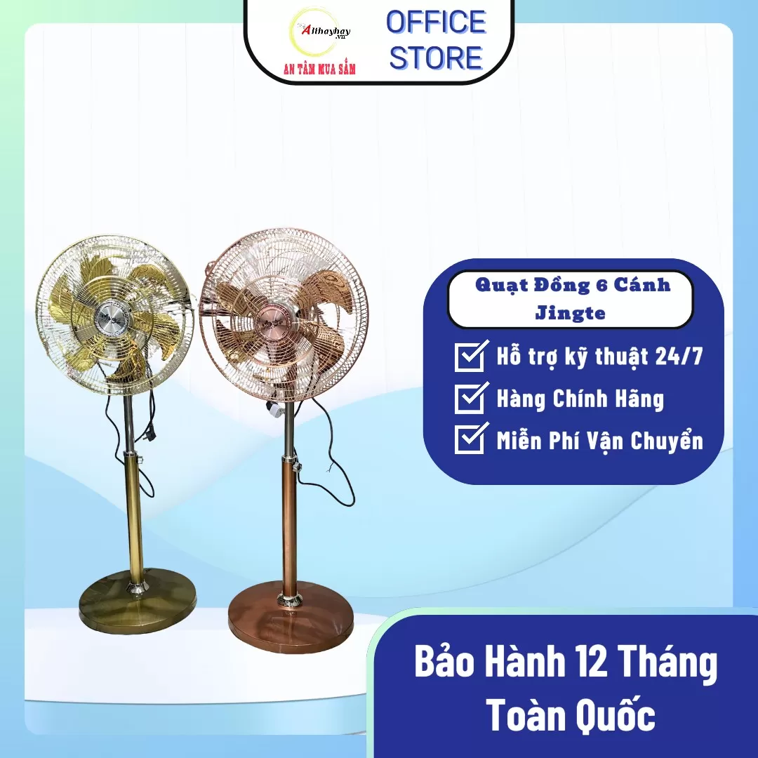 Quạt điện Jing te  6 cánh 5 tốc độ 150w