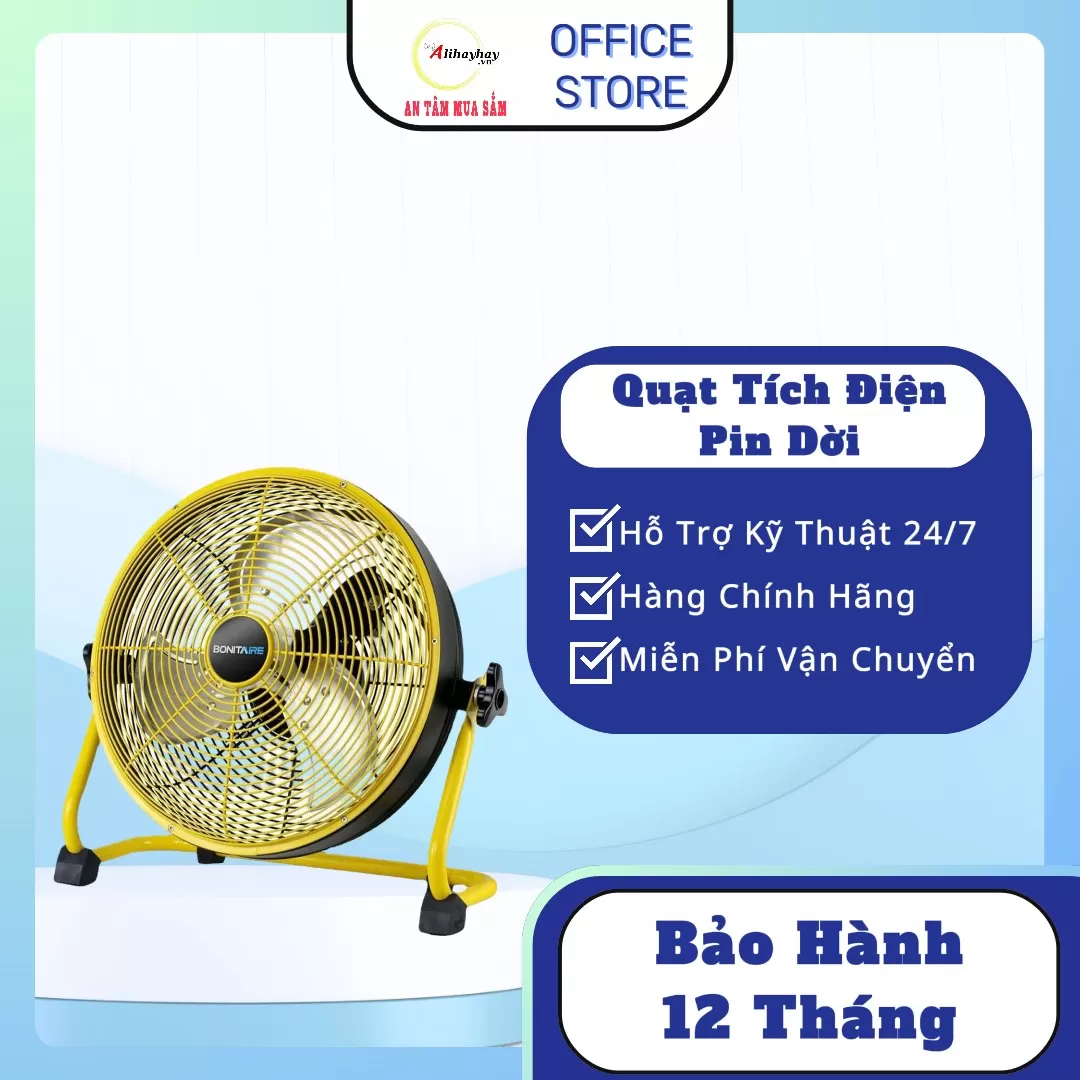 Quạt Tích Điện BONITARE 12 inch