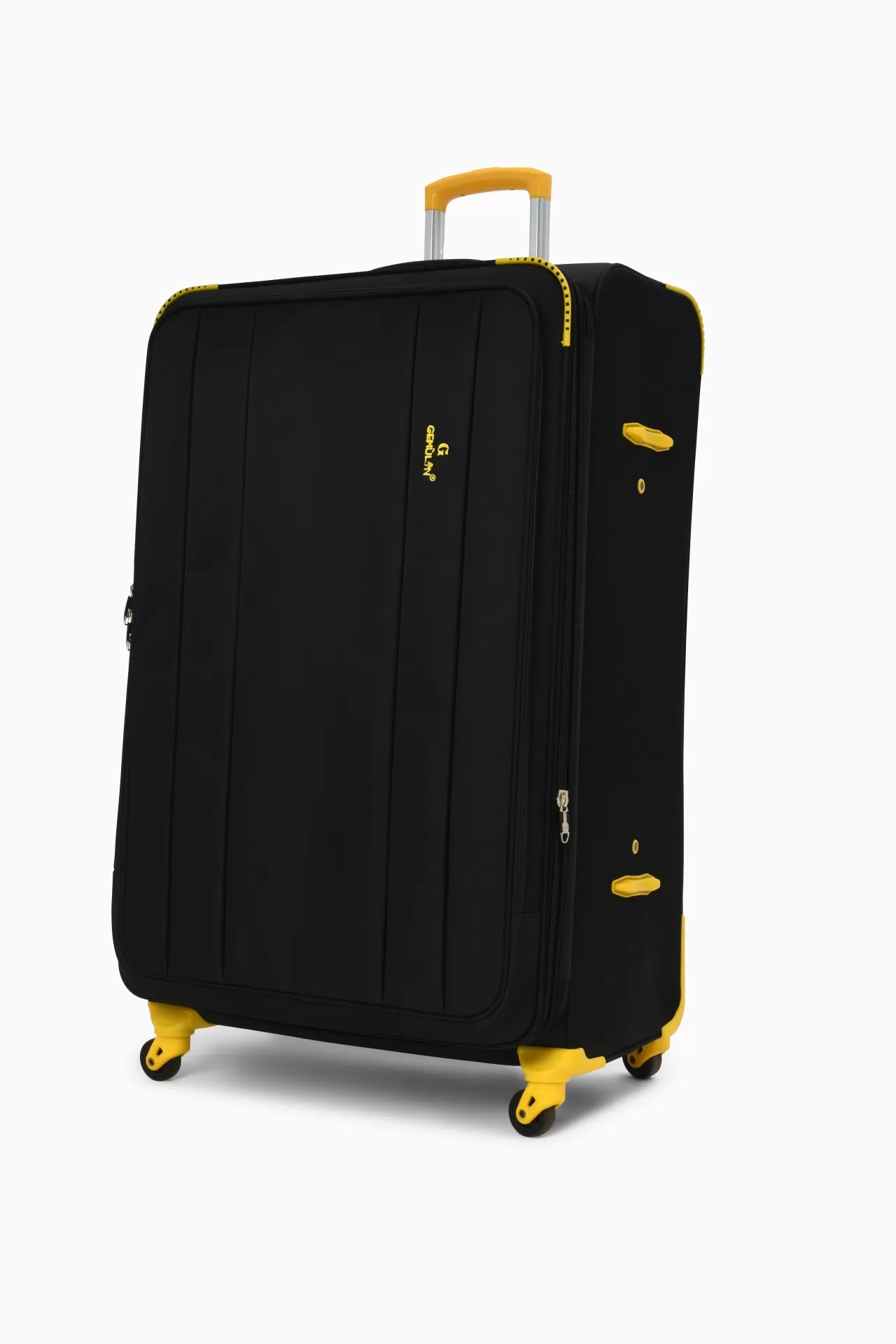 Vali vải  Luxury GENMULAN màu đen (Bánh Xe Đơn )