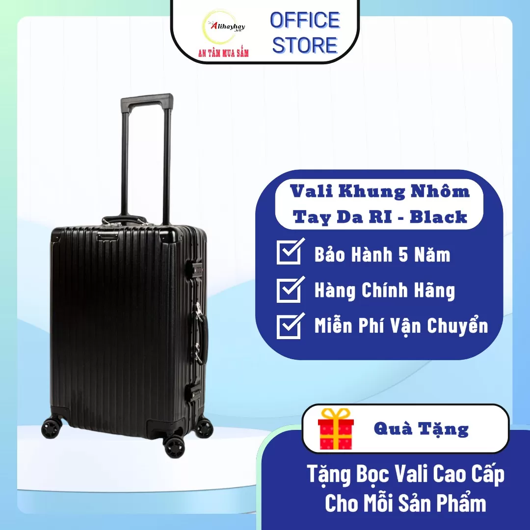 Luxury model Rimowa Classic tay da màu đen  2024